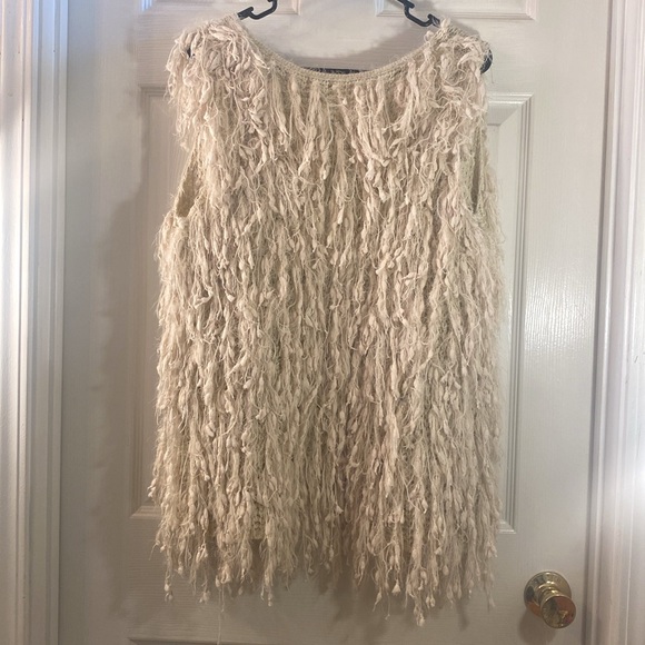 JODIFL Boho Hippie Viking Shaggy Knit Vest - Picture 6 of 15